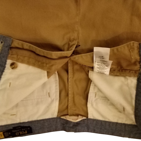 Ralph Lauren - Blue Label Khaki Shorts, 40" Waist, Relaxed Fit, - Picture 6 of 15